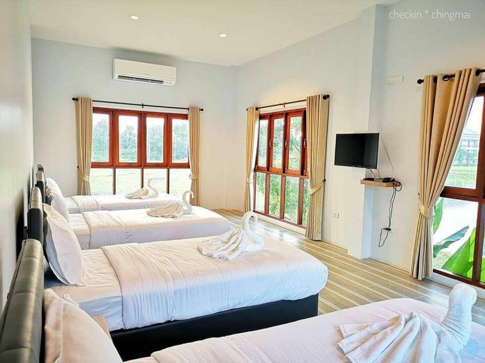 Oon Valley Farm Stay San Kamphaeng Bagian luar foto